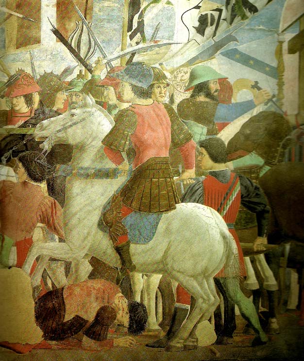 Piero della Francesca the legend of the true cross, detail